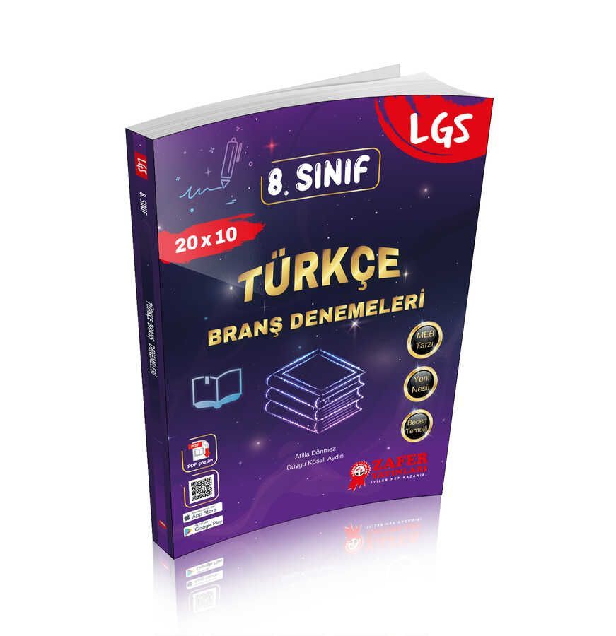 8. Sınıf TÜRKÇE Branş Denemeleri Soru Bankası LGS - YENİ