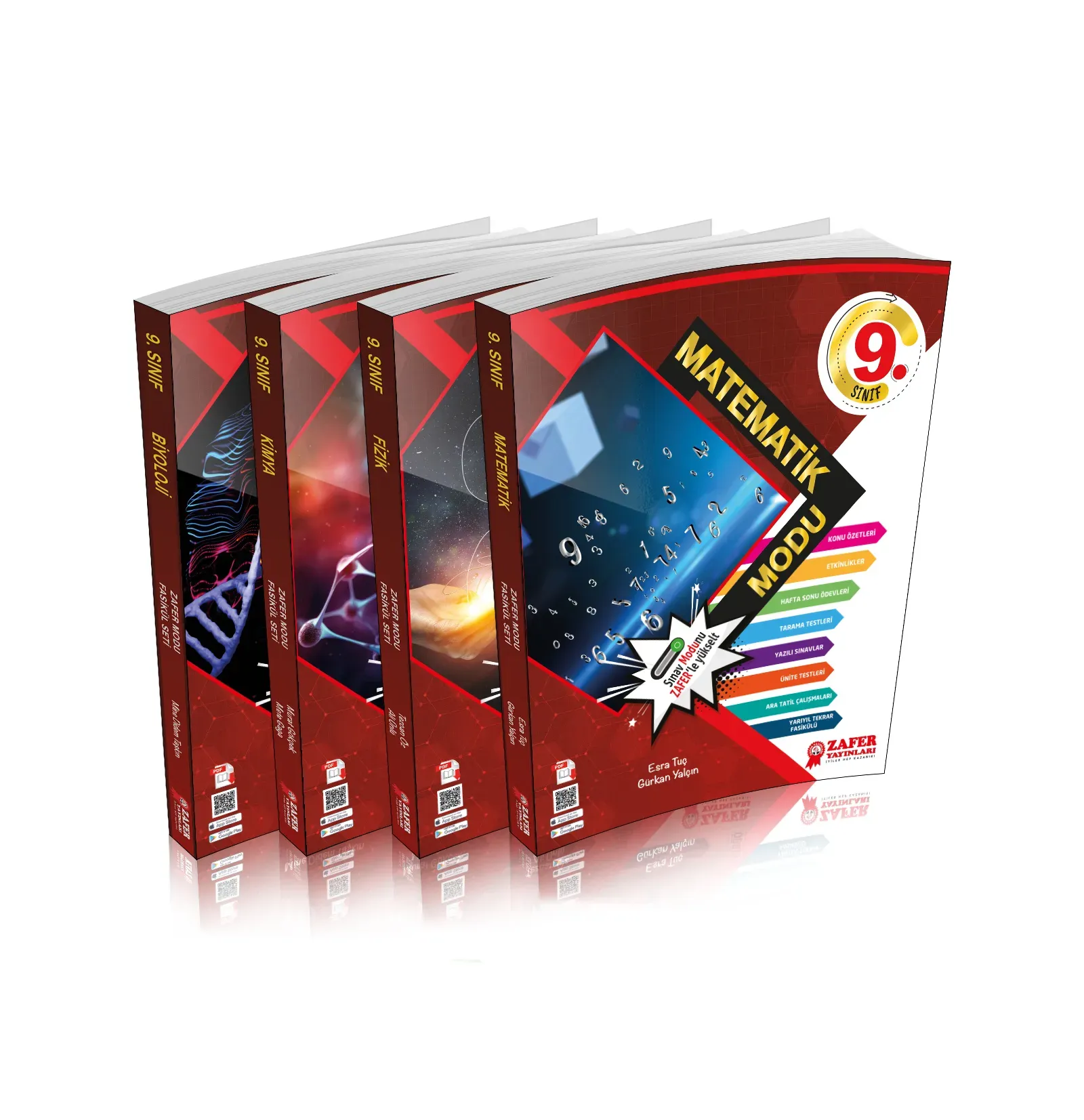 9. Sınıf ZAFER MODU SAYISAL DERSLER Soru Bankası [4’lü Set] - YENi