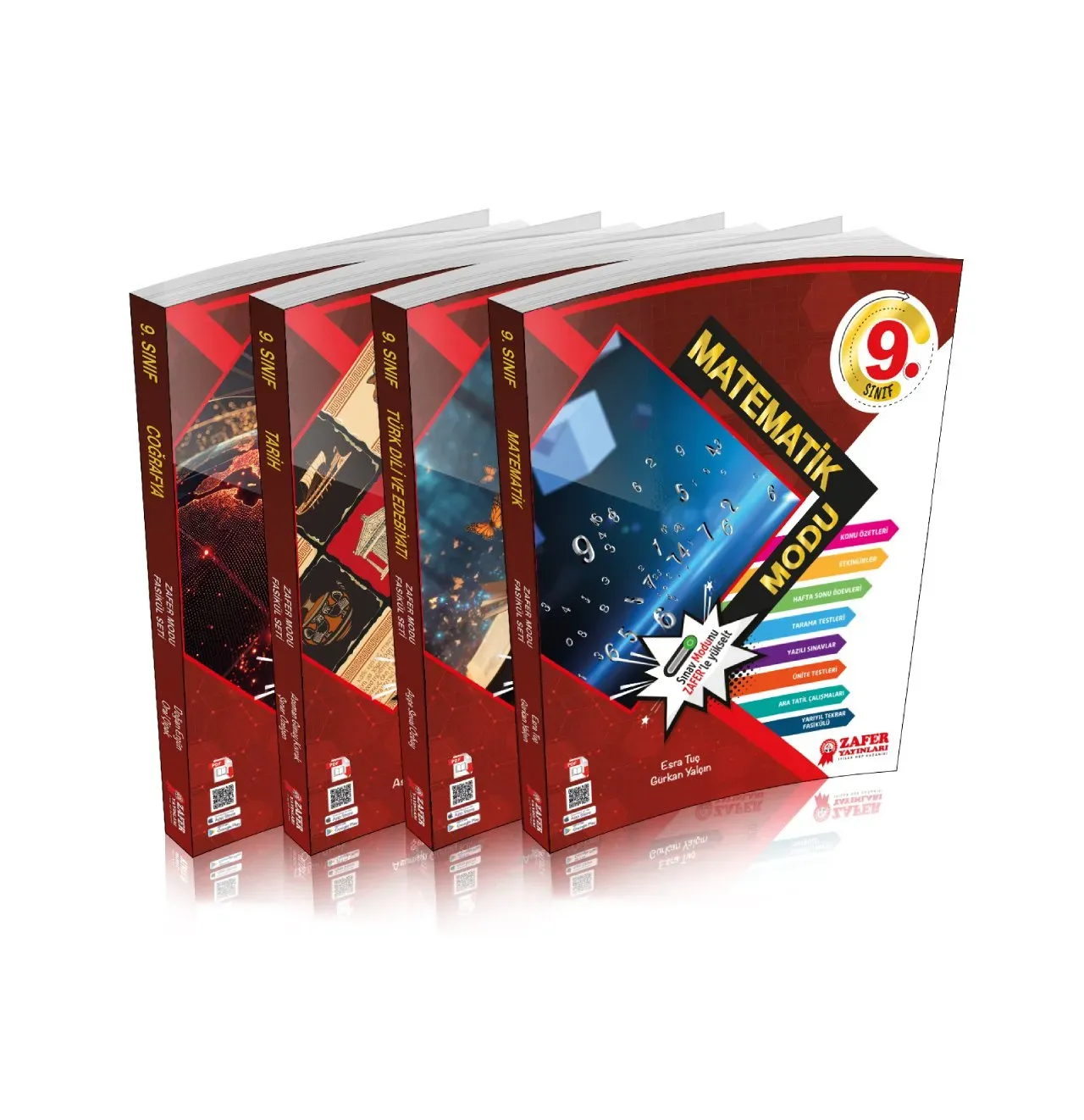 9. Sınıf ZAFER MODU EŞİT AĞIRLIK DERSLER Soru Bankası [4’lü Set] - YENi